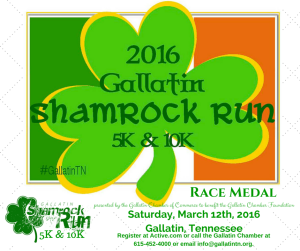 Gallatin Shamrock Run 5k, 10k and 1 Mile Fun Walk/Run