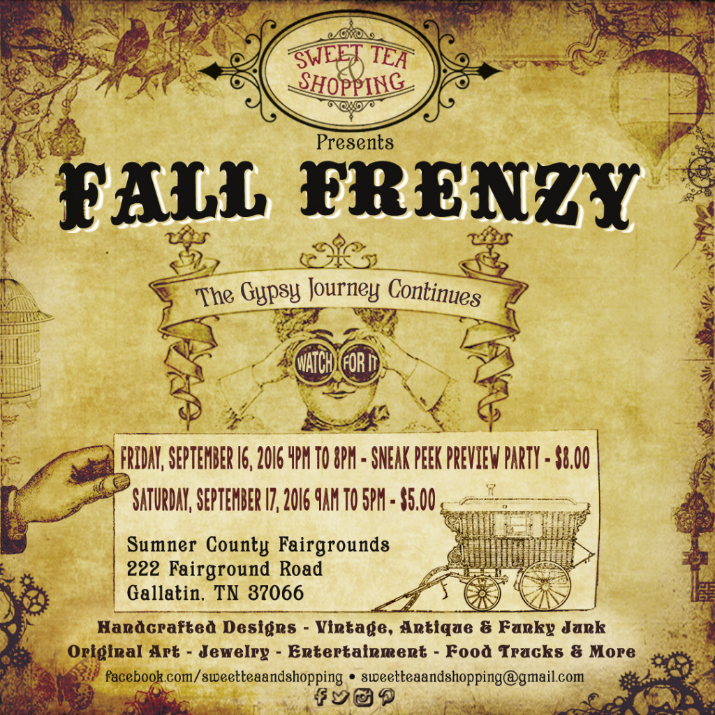 Sweet Tea & Shopping Fall Frenzy - The Gypsy Journey Continues @ Sumner County Fairgrounds | Gallatin | Tennessee | United States