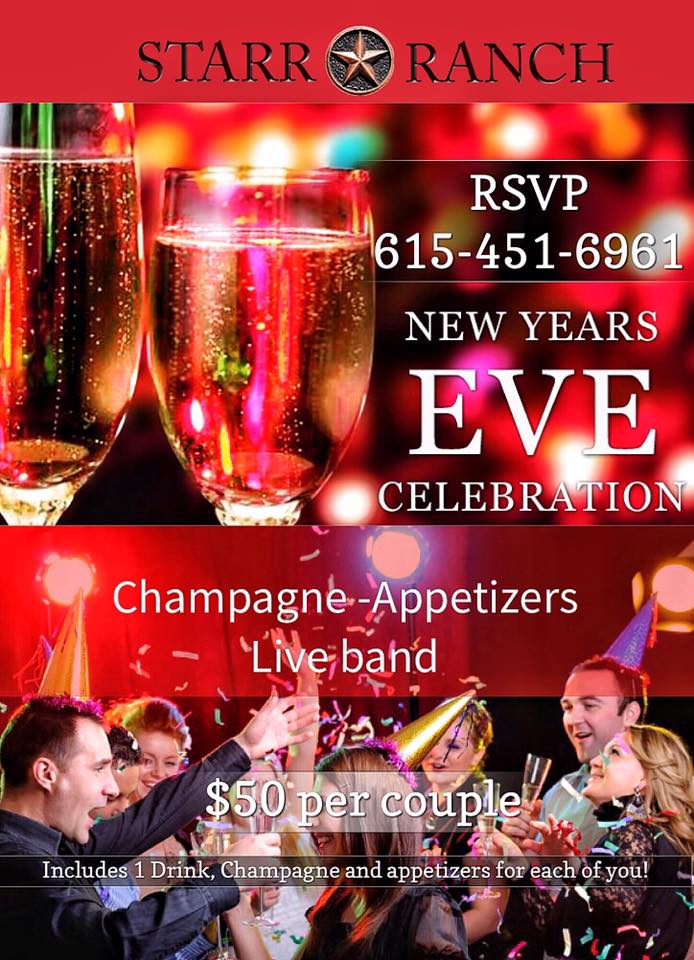 New Year's Eve Celebration at Starr Ranch @ Starr Ranch | Gallatin | Tennessee | United States