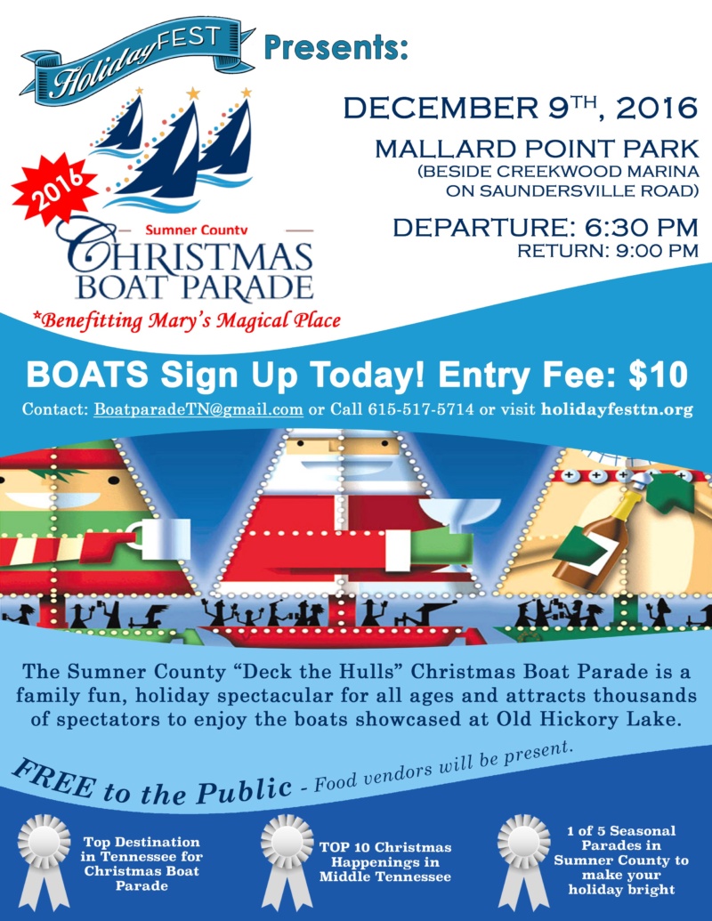 Christmas Boat Parade @ Mallard Point Park 