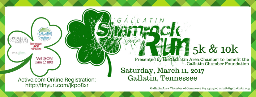 Gallatin Shamrock Run 5K & 10K @ Historic Downtown Gallatin