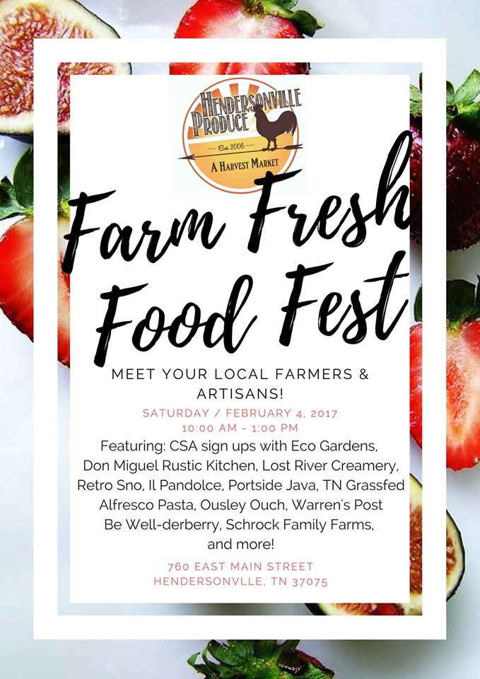 Farm Fresh Food Fest @ Hendersonville Produce | Hendersonville | Tennessee | United States