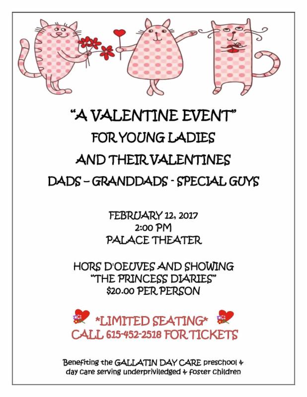 Princess Diaries Valentine's Event @ The Palace Theater | Gallatin | Tennessee | United States