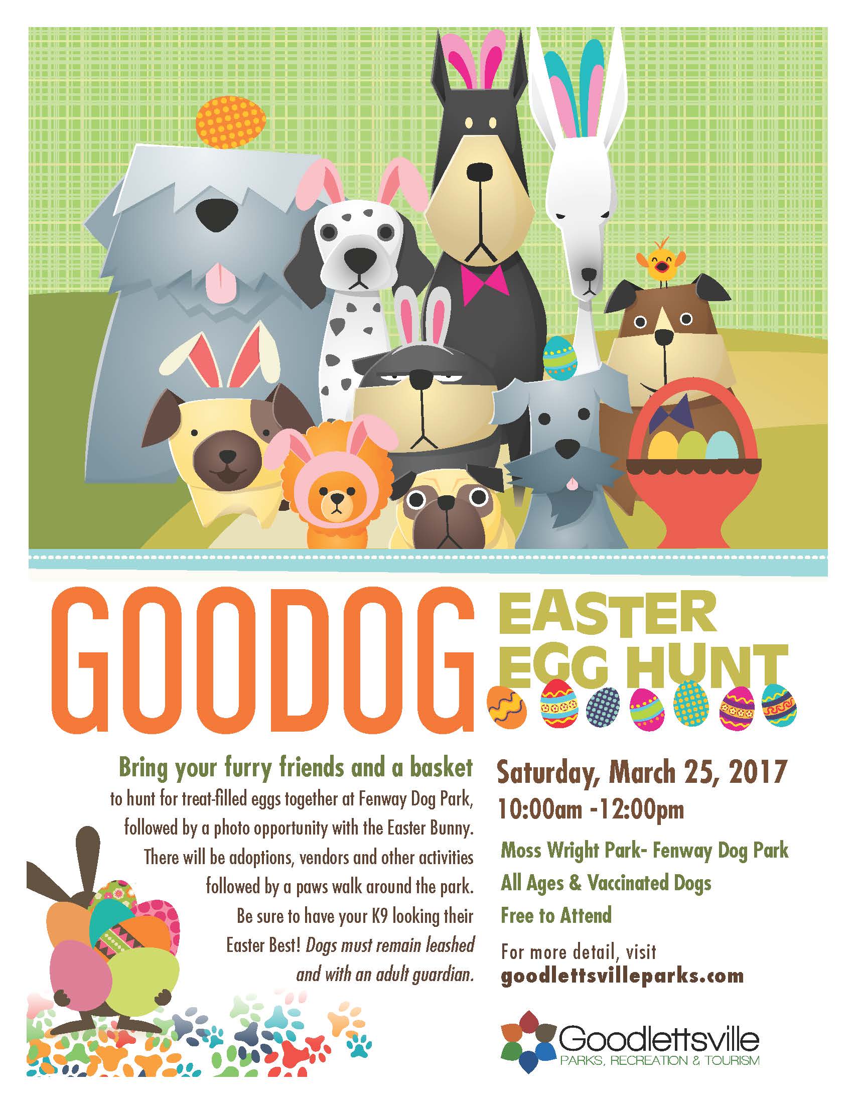 GooDOG Festival & Easter Egg Hunt @ Moss-Wright Park | Goodlettsville | Tennessee | United States