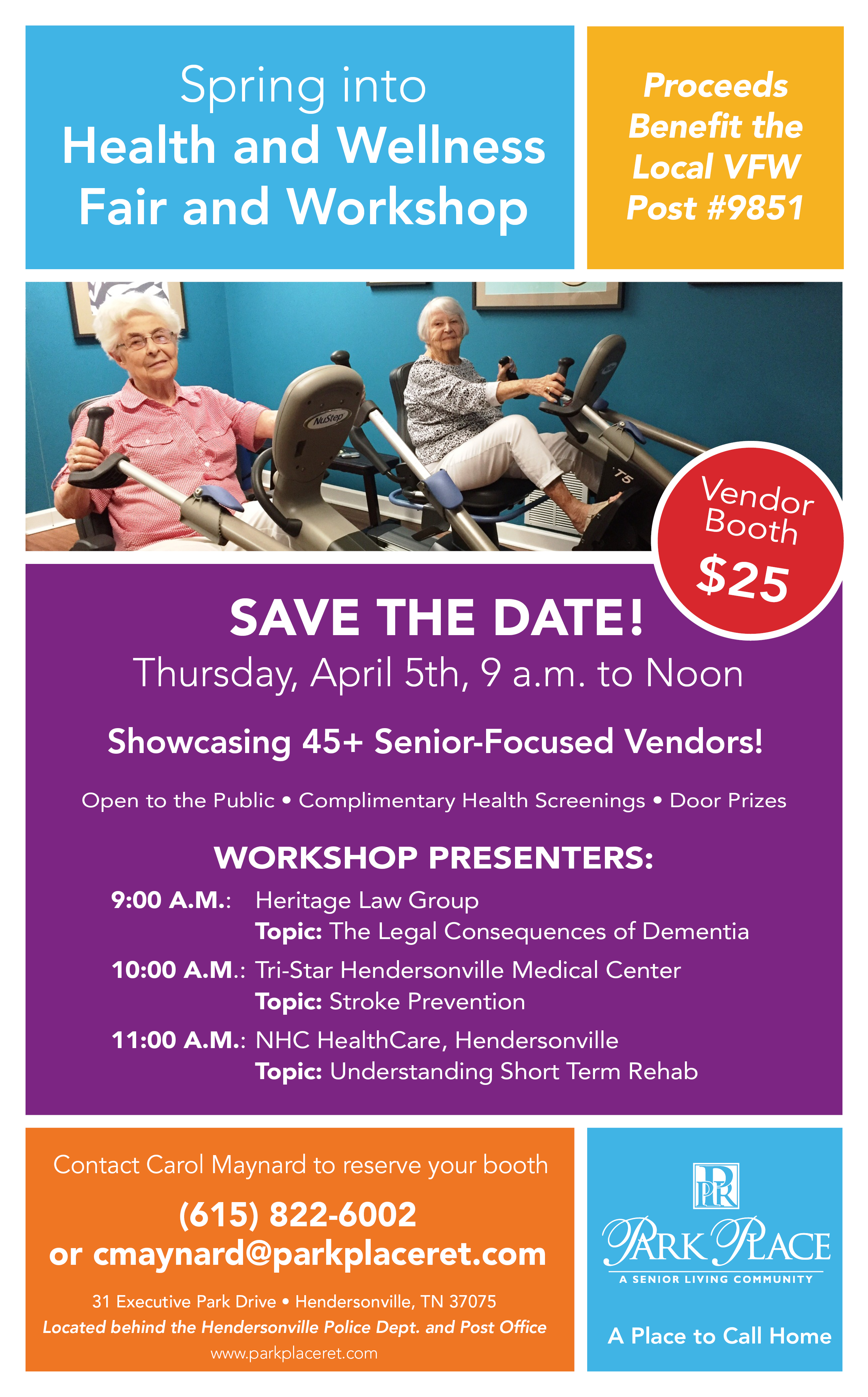 Health and Wellness Fair and Workshop @ Hendersonville | Tennessee | United States